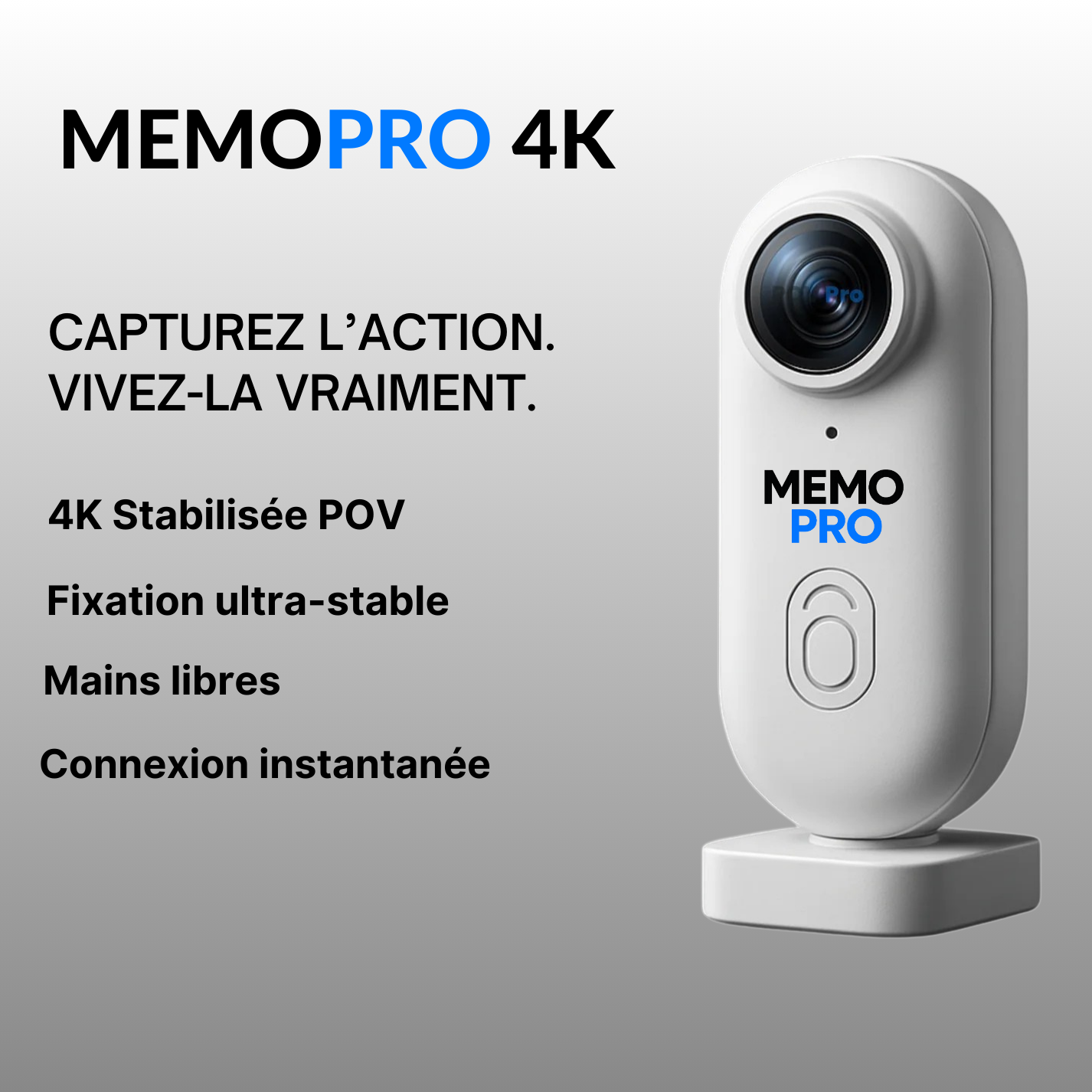 Caméra MEMOPRO 4K